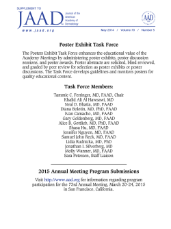 72nd Annual Meeting, Denver, Colo., March 21-25, 2014