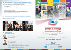 Student Poster Presentation Competition (SPPC) at SIAT 2015