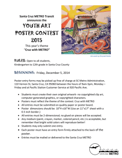 YOUTH ART POSTER CONTEST 2015