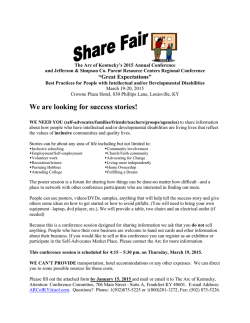2015 Share Fair Poster Session