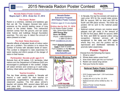 2015 Nevada Radon Poster Contest