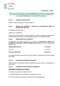 pliego administrativo servicio impresion 2015