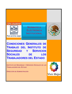 Condiciones Generales de Trabajo del Instituto de Seguridad