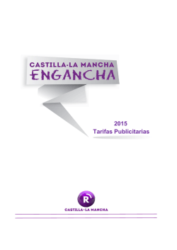 Tarifas Publicitarias 2015 - RTV Castilla