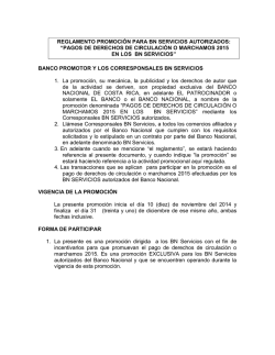 BN Marchamos 2015 - Banco Nacional de Costa Rica
