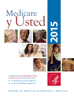 Medicare y Usted