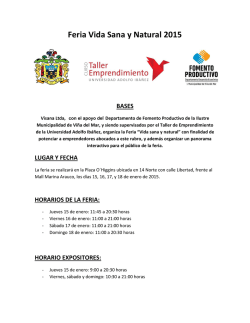 bases feria Vida sana y natural 2015