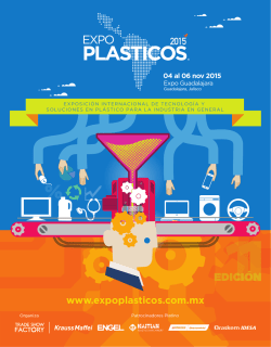 Folleto de Ventas - Expo Plásticos 2015