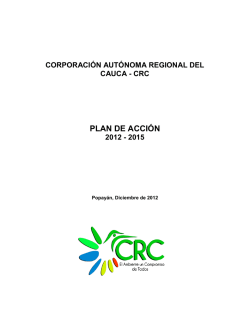 Plan de Acción 2012 - 2015 - Corporación Autónoma Regional del