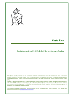 (EPT) al 2015: República de Costa Rica - unesdoc
