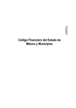 Código Financiero del Estado de México y Municipios