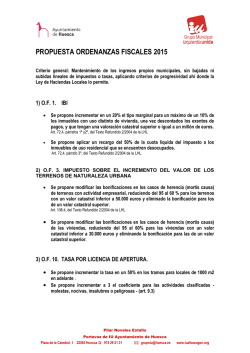 iu.propuesta ordenanzas fiscales 2015.