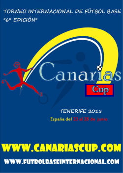 Dossier (PDF) - Canarias Cup