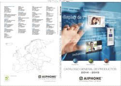 Catálogo general AIPHONE