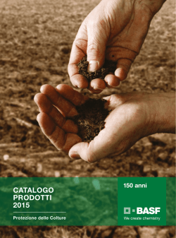 CATALOGO PRODOTTI 2015 - BASF Crop Protection Italia
