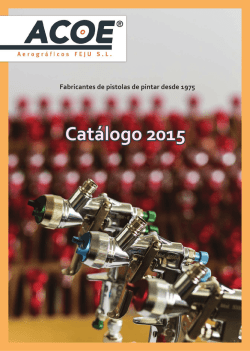 Catálogo 2015 - ACOE