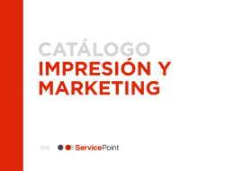 Catálogo Service Point 2015