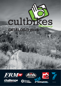 Descarga el cat&aacute;logo cultbikes racing 2015