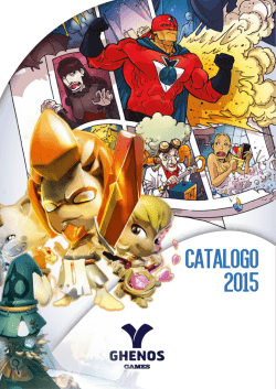 CATALOGO 2015 - Ghenos Games