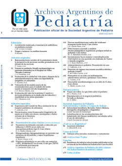 00. Tapa2015-1.pdf - Sociedad Argentina de Pediatría