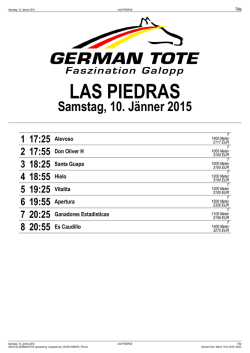 LAS PIEDRAS - German Tote