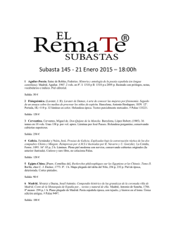 Cat&aacute;logo Simplificado - El Remate