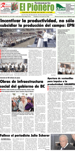 Formato PDF - Semanario El Pionero