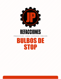 BULBOS DE STOP