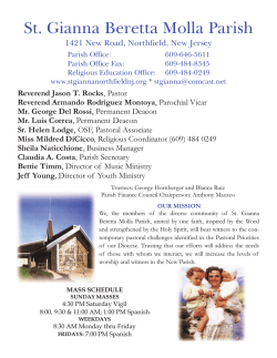 St. Gianna Beretta Molla Parish - John Patrick Publishing Company