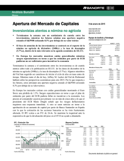 Apertura del Mercado de Capitales - Casa de Bolsa Banorte Ixe
