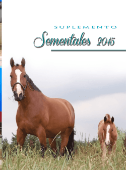 Sementales 2015 - A Caballo