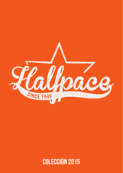 Descargar Catálogo 2015 - halfpace