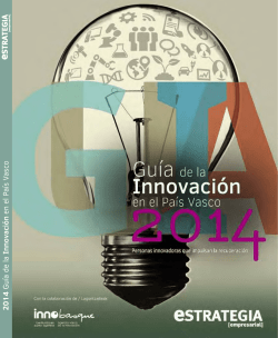 Gu&iacute;a Innovaci&oacute;n 2014 - Innobasque