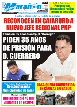 PIDEN 35 AÑOS DE PRISIÓN PARA D. GUERRERO