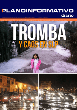 Sábado 10 de enero de 2015 | San Luis Potosí - Plano Informativo