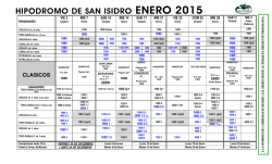 HIPODROMO DE SAN ISIDRO ENERO 2015 - Hipódromo de SAN