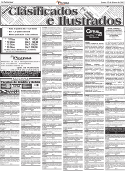 Clasificados - Obituarios - La Prensa de Barinas