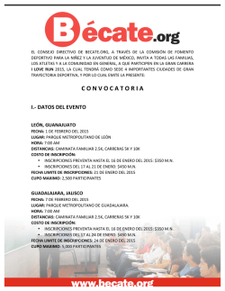 C O N V O C A T O R I A - Becate.org
