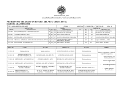 Segundo cuatrimestre - Universidad de Jaén