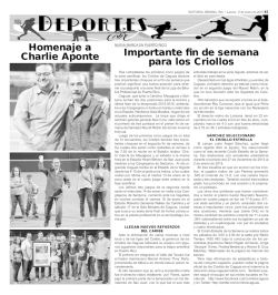 Deportes - La Semana