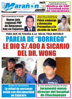 pareja de &ldquo;borrego&rdquo; le dio s/.400 a sicario del dr - Diario Mara&ntilde;&oacute;n