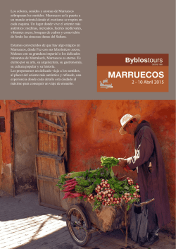 MARRUECOS I 2 - Byblostours