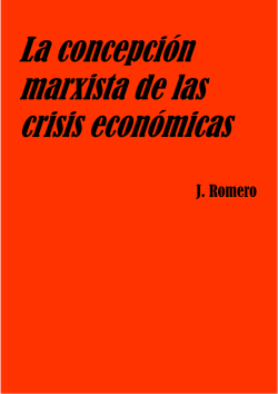 La concepción marxista de las crisis económicas - Partido