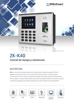 ZK-K40 ID - ZKSoftware