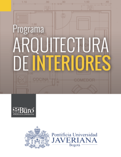 RPOGRAMA_ARQUITECTURA DE INTERIORES - Grupo Buró