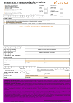 Solicitud de incorporación® - Yanbal Ecuador