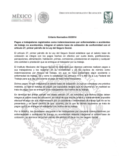 03/2014 - Instituto Mexicano del Seguro Social