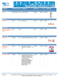 NOMBRE EspcDes P.P P.N FOTO ANDROMACO BIOMEP