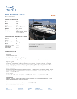 Barco: Monterey 295 CR Sport - Cosas De Barcos