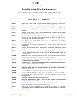 Compilacion Criterios Normativos 2015